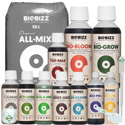 BioBizz All-Mix Erd-Set Big L – Organische Blumenerde Set