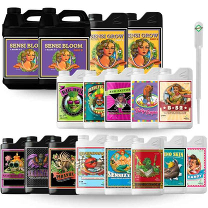 Advanced Nutrients 17-teiliges Dünger Set XXL – Pflanzen Nährstofflösung Set