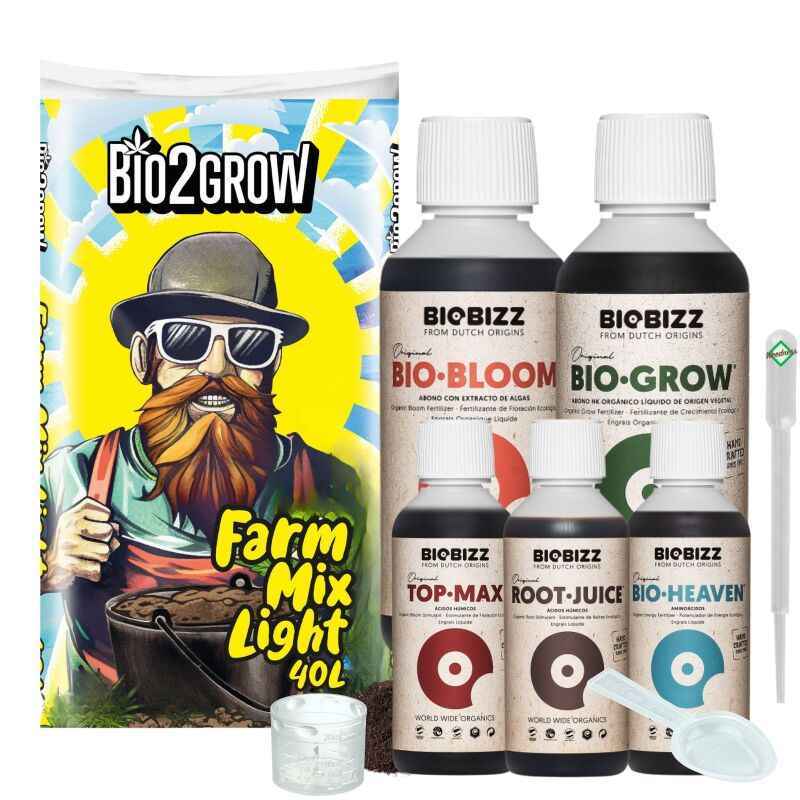LIVING SOIL growSYSTEM + Bio2Grow living und BioBizz Set