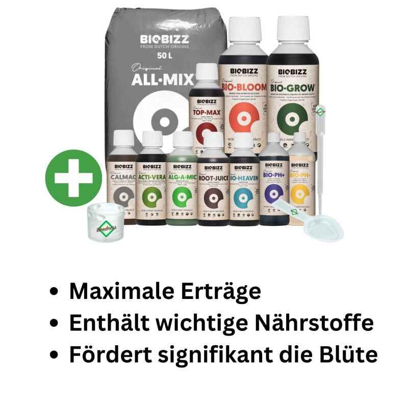 BioBizz All-Mix Erd-Set Big L – Organische Blumenerde Set