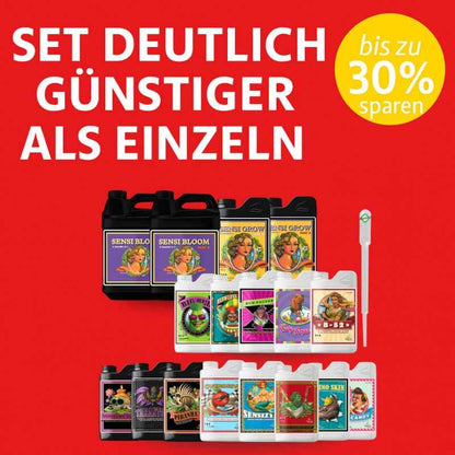 Advanced Nutrients 17-teiliges Dünger Set XXL – Pflanzen Nährstofflösung Set