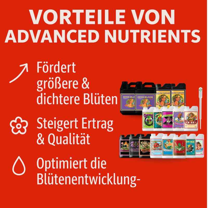 Advanced Nutrients 17-teiliges Dünger Set XXL – Pflanzen Nährstofflösung Set
