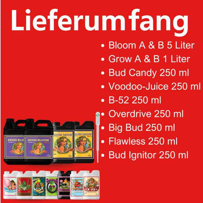 Advanced Nutrients 7-teiliges Dünger Set XL – Pflanzen Nährstofflösung Set