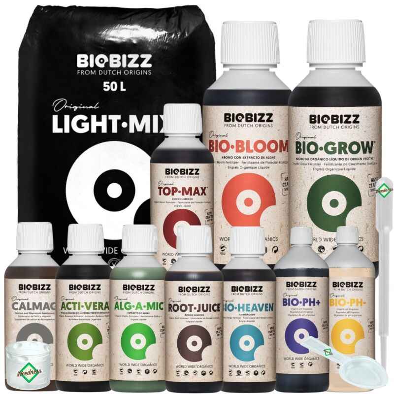 BioBizz Light-Mix Erd Set Big All Extrem End – Leichte Blumenerde Großpack