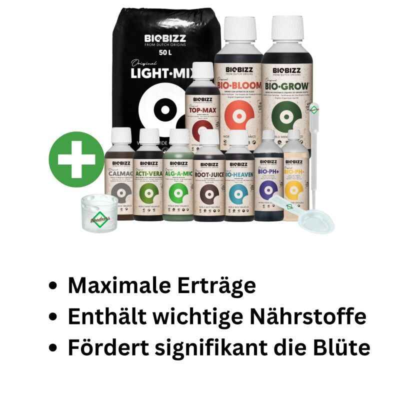 BioBizz Light-Mix Erd Set Big All Extrem End – Leichte Blumenerde Großpack