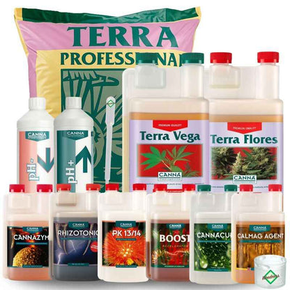 Canna Terra Prof. Erde-Set Big XL – Pflanzenzucht Blumenerde