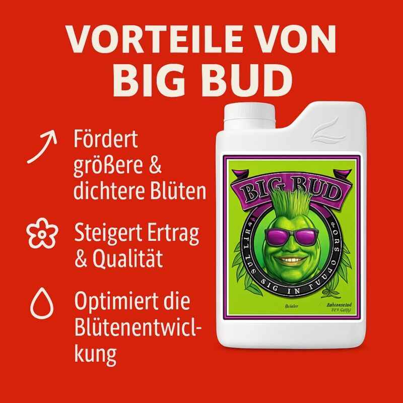 Advanced Nutrients Big Bud 1 Liter – Blütenbooster für maximalen Ertrag