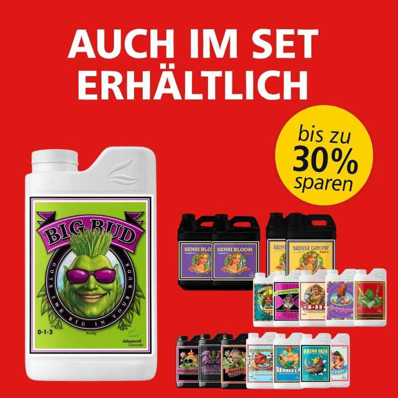 Advanced Nutrients Big Bud 1 Liter – Blütenbooster für maximalen Ertrag