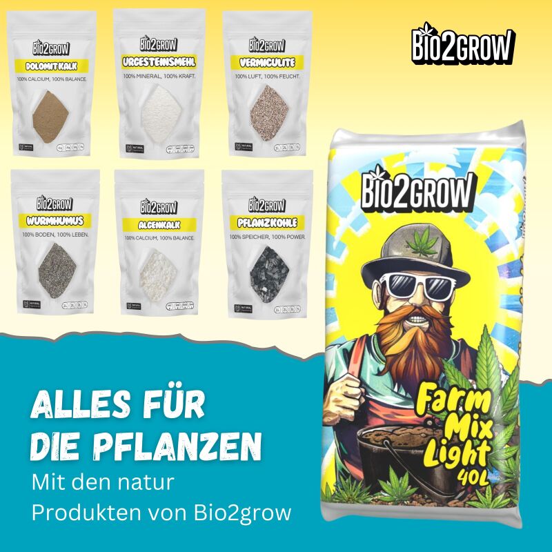 Bio2Grow Hornmehl 500 Gramm – Organischer Stickstoffdünger