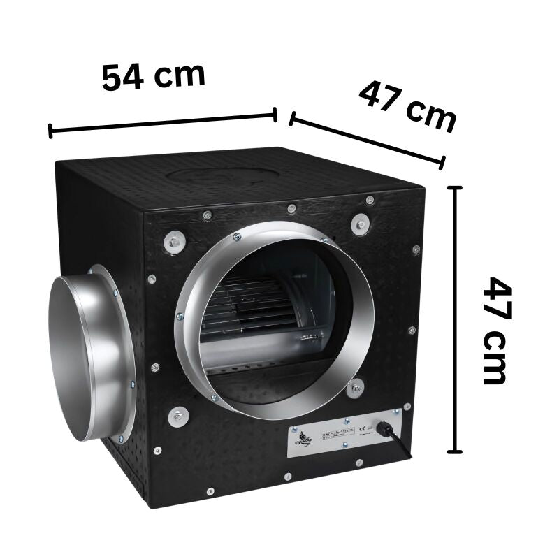Grow Abluft Set 1200 m³/h Silent EXTREM Leise – Komplettset Lüftung