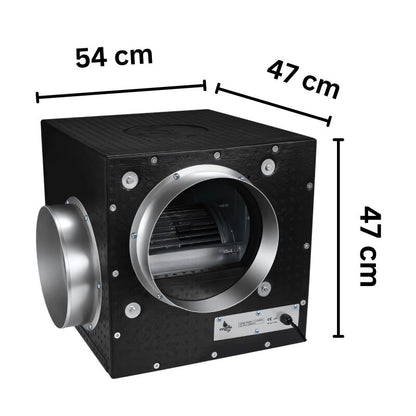 Grow Abluft Set 1200 m³/h Silent EXTREM Leise – Komplettset Lüftung
