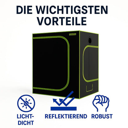 Darkbox Grow Zelt 120x120x220 cm - Indoor Growbox