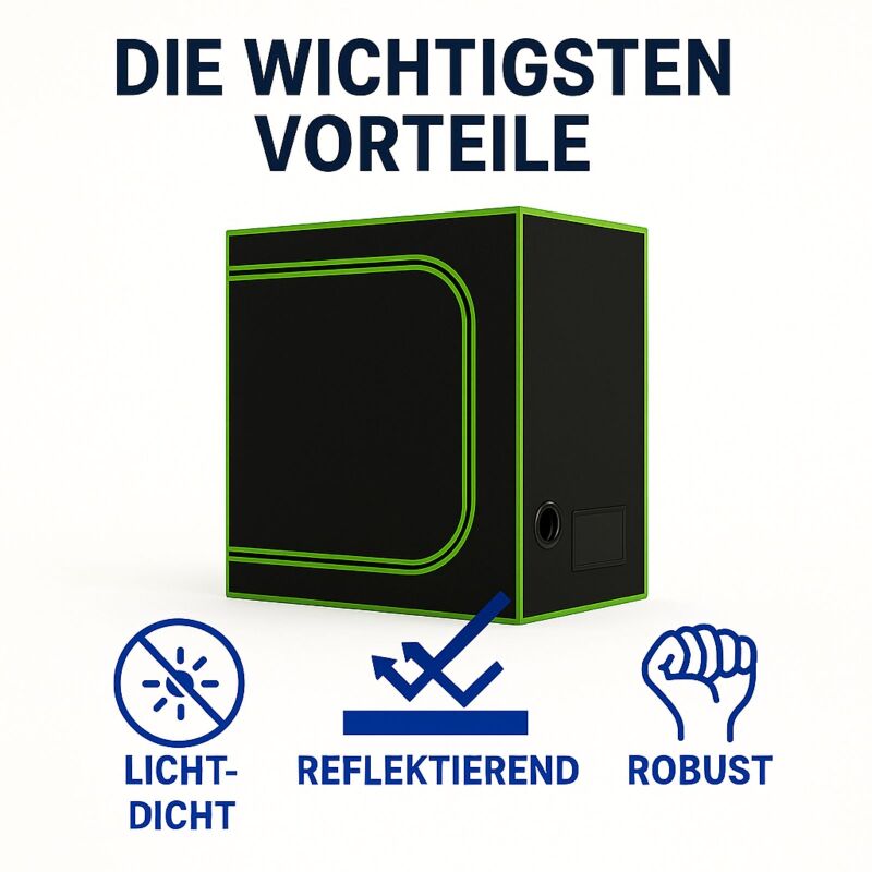 Dark Box Grow Zelt 50x35x50 cm – Indoor Growbox