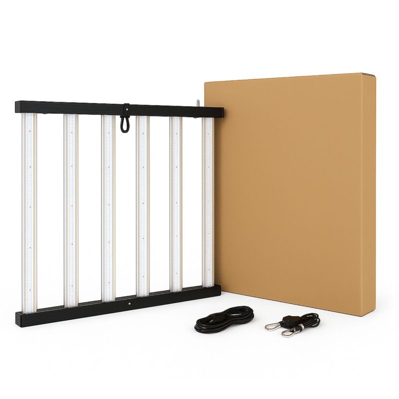 Grow Box Komplettset 120x120x200 cm LED Basic 720 Watt – Einsteiger-Set für Pflanzenzucht