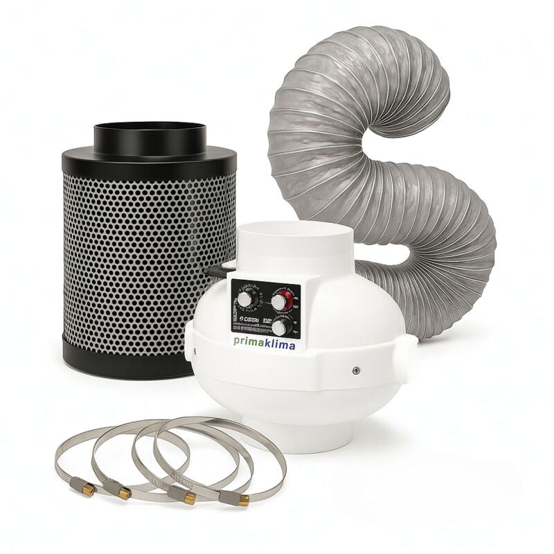 Grow Abluft Set Prima Klima Controlled 0-1180 m³ – Lüftungssystem Growbox