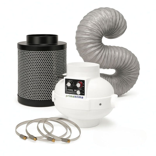 Grow Abluft Set Prima Klima Controlled 0-1180 m³ – Lüftungssystem Growbox