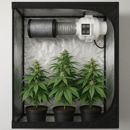 Grow Abluft Set Prima Klima Controlled 0-1180 m³ – Lüftungssystem Growbox