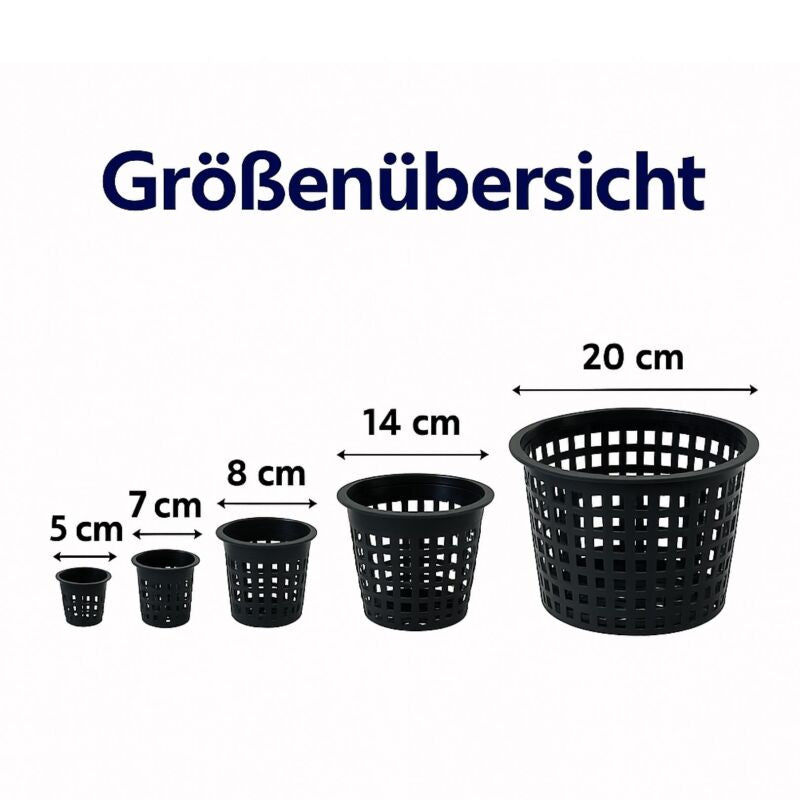 Gitternetztopf 20 cm – Hydroponik Gittertopf