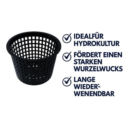 Gitternetztopf 20 cm – Hydroponik Gittertopf