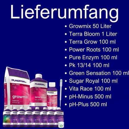 Plagron Growmix Erde-Set Big XL – Grow Erde Komplett-Set