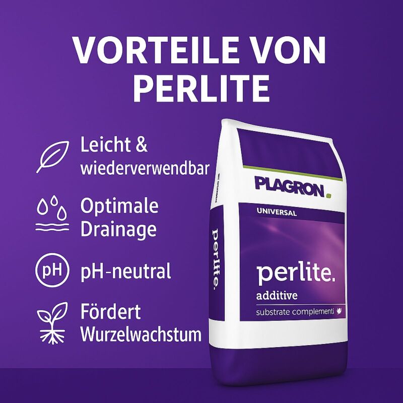 Plagron Perlite 60 Liter – Bodenbelüfter Mineralisch