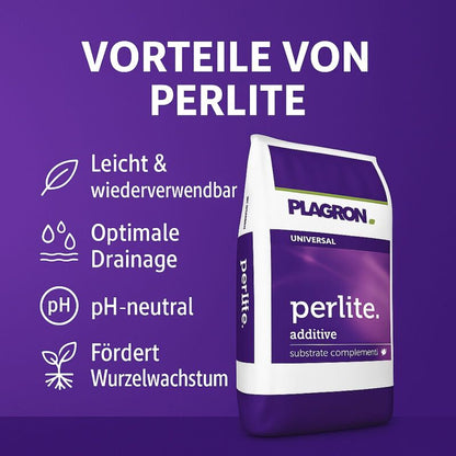 Plagron Perlite 60 Liter – Bodenbelüfter Mineralisch