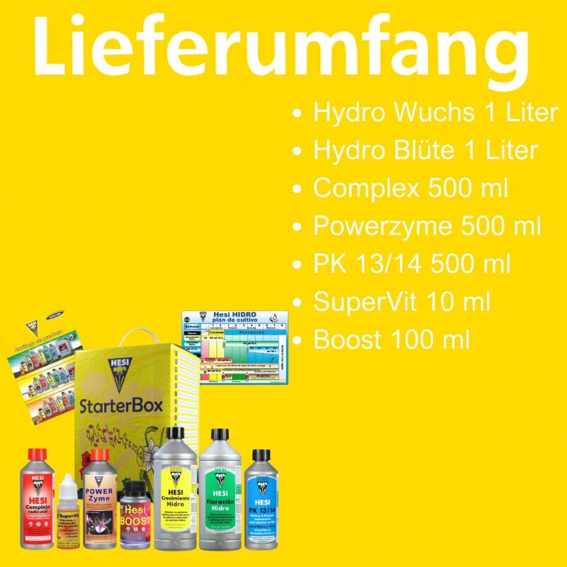 Hesi Starter Set Hydrokultur – Dünger Startset Hydro