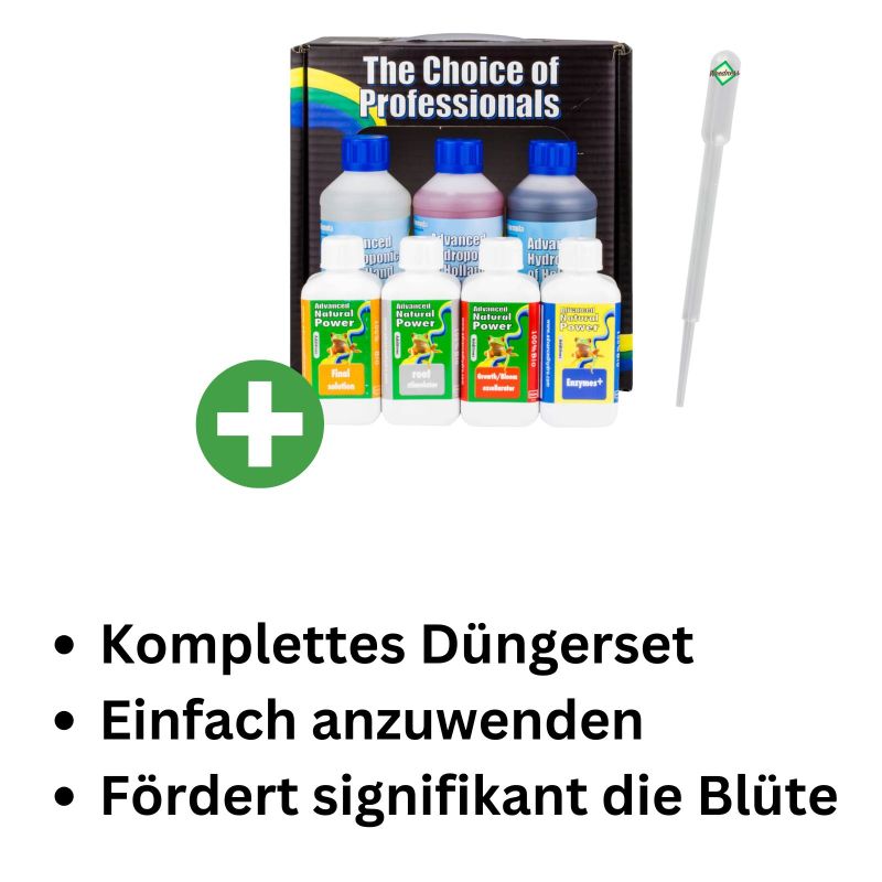 Advanced Hydroponics 7-teiliges Dünger Set – Hydro Dünger Set Profi