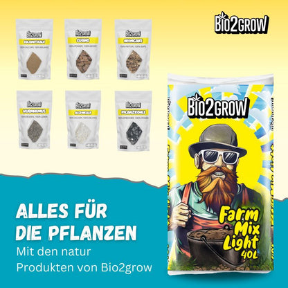 Bio2Grow Living Soil 40 Liter – Vorgedüngte Aktiv-Erde für biologischen Anbau