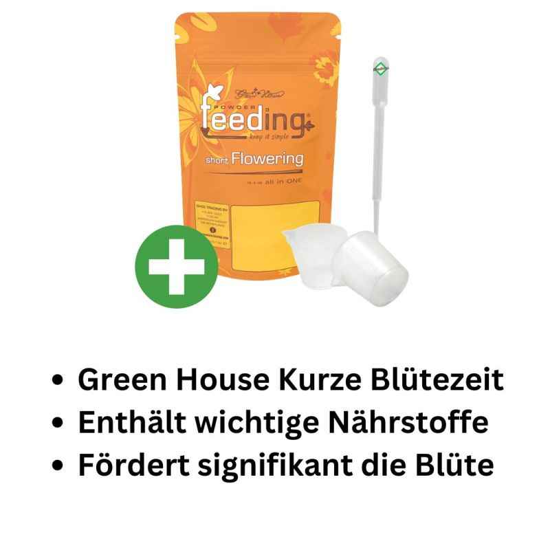 Green House Feeding Short Flowering – Blütedünger Langzeit