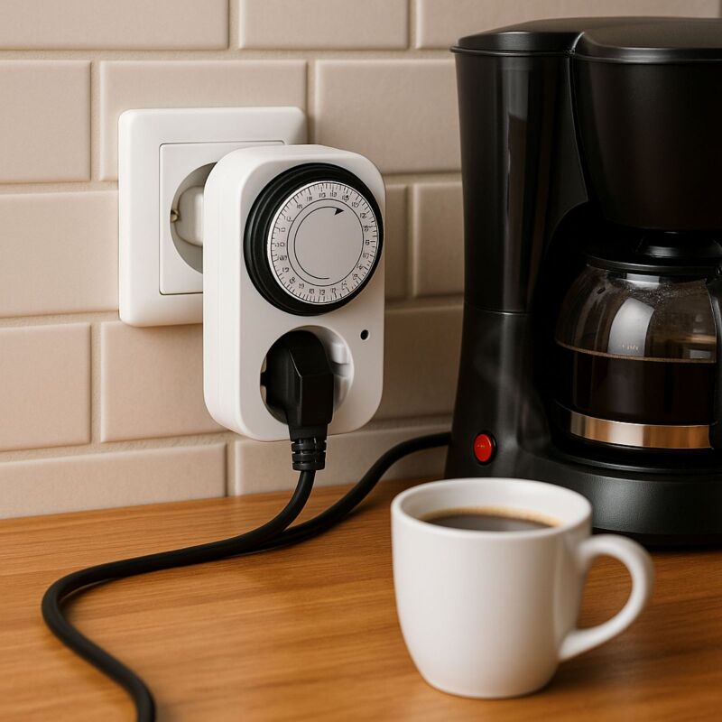 Mechanische Zeitschaltuhr mit Timer Funktion – Schaltuhr Grow Lampe