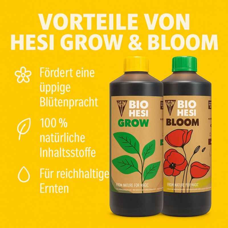 Hesi 2-Teiliges Organisches Dünger Set – Bio Grow Dünger