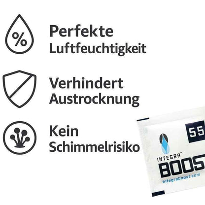 Integra Boost 55% Feuchtigkeit 67 Gramm – Feuchtigkeitsregulierung für bis 450 g