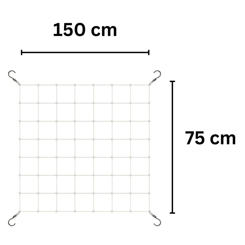 Pflanzennetz Web-IT 150 x 75 cm – Rankhilfe Pflanzen
