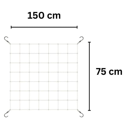 Pflanzennetz Web-IT 150 x 75 cm – Rankhilfe Pflanzen
