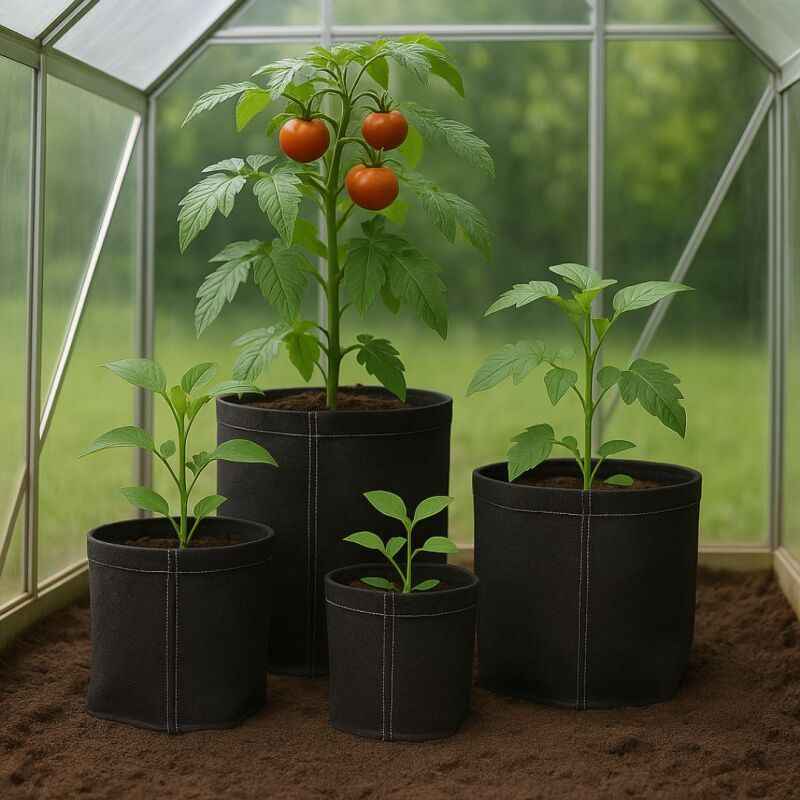 Stofftopf 19 Liter 27 x 27 x 27 cm – Grow Pflanzsack