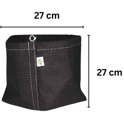 Stofftopf 19 Liter 27 x 27 x 27 cm – Grow Pflanzsack