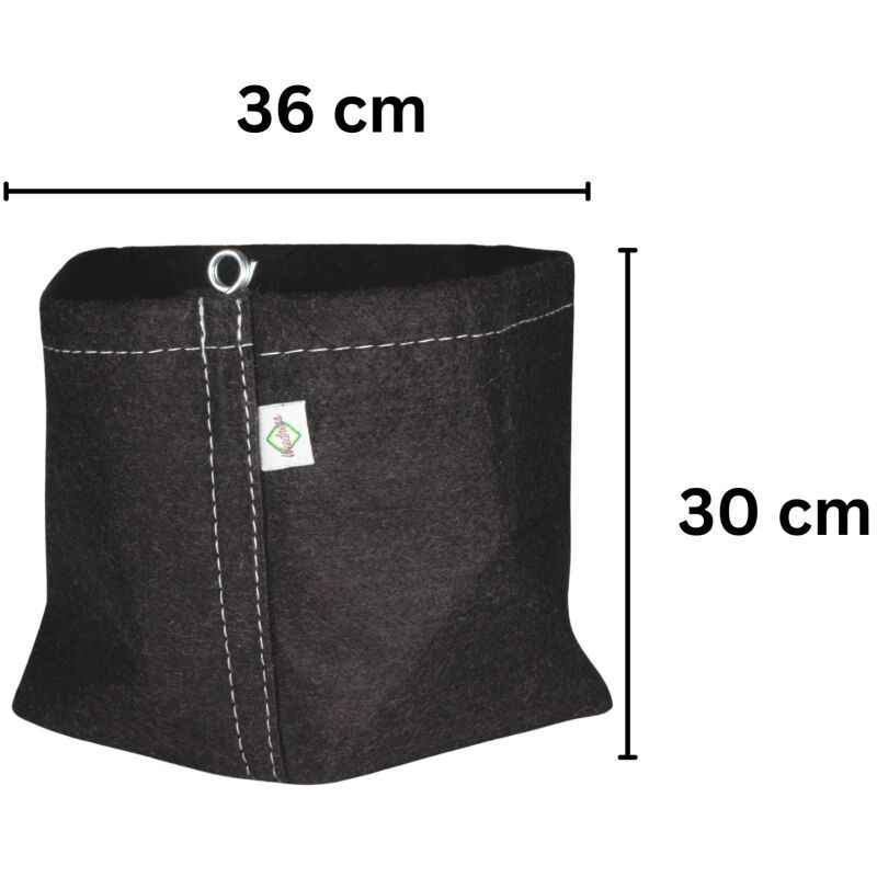 Stofftopf 55 Liter 43 x 43 x 30 cm – Grow Pflanzsack