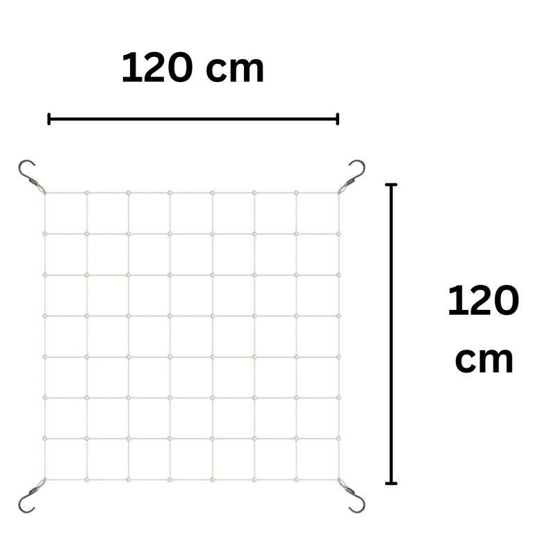 Pflanzennetz Web-IT 120 x 120 cm – Pflanzen Ranknetz groß